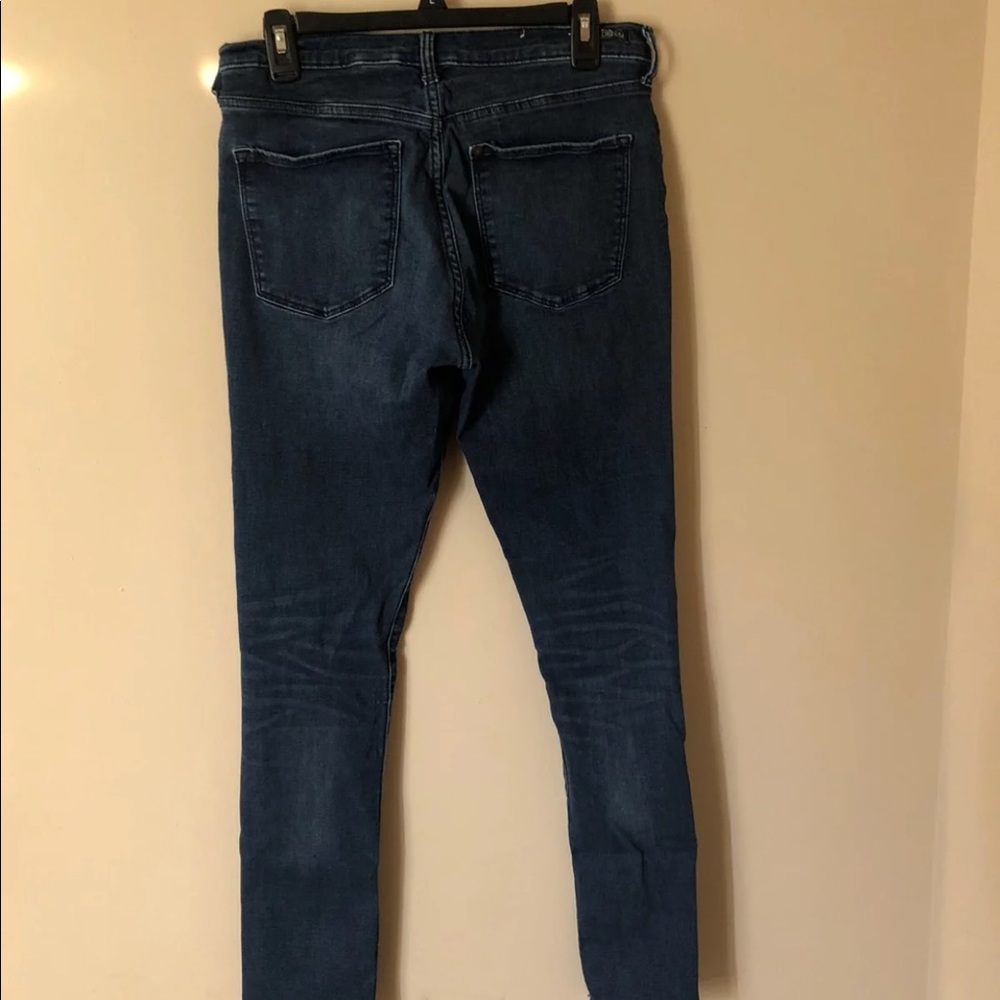 Dark H&M Shaping Skinny Jeans Sz 33 X 34